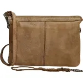 Beagles Leather Schoudertasje Maspalomas Taupe