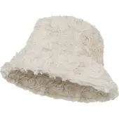 Yehwang Bucket hat fluffy - Gebroken wit - Vissershoedje - Teddy - Fluffy