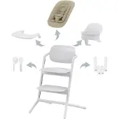 Cybex Lemo2 4 In 1 Set Home Highchair Zilver Kinderen