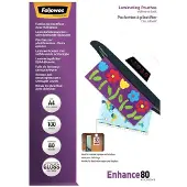 Fellowes Lamineerhoezen - A4 - Zelfklevend - 80 Micron - 100 Stuks