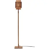 Good&Mojo Vloerlamp Bhutan, hout licht, Woon-/ Eetkamer, Bamboe, vloerlamp hout