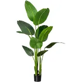 Kopu kunstplant strelitzia nicolai 160 cm paradijsvogelplant 10 blad