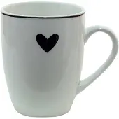 Clayre & Eef Witte Mok 12*8*10 cm / 350 ml LBSHMU