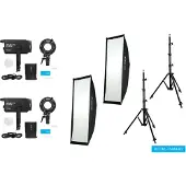Nanlite FS 60B LED Dual Kit (met lightstand en softbox)