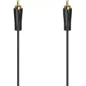 Hama Video-Kabel, Cinch-Stecker - Cinch-Stecker, vergoldet, 1,5 m