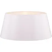 Duolla Lampenkap Cone hoogte 25,5 cm, chintz wit, wit / opaal, Textiel / Stof / Zijde