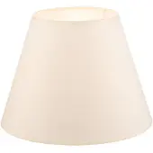 Duolla kap Sofia hoogte 25 cm, ecru, crème / amber, Textiel / Stof / Zijde