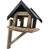 Vogelhuisjes.nl Muurvoederhuis Gevlamd Hout