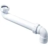 Gevier McAlpine Ruimtebesparende Bocht Pp Wit - 1.1/2x1.1/2