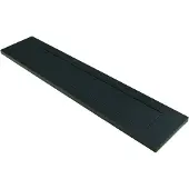 Dulimex DX - Ami Briefplaat binnendraaiend veer recht zwart 340 x 73 mm