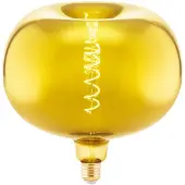 Eglo Ledfilamentlamp Apple - Goud - D22cm - Dimbaar - Warm Wit - E27 - 4w