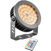 EVN LF65361599 LED-buitenspot LF65361599, dimbaar, zwart, Aluminium, Modern