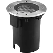 EVN Pentola inbouwlamp met anti-verblinding, Ø 18 cm, alu / grijs / zink, Aluminium, LED inbouwspot