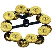 Meinl Headliner Series Hi-Hat Tambourine 2 Row Brass Jingles