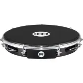 Meinl PA10ABS-BK-NH 10" Traditional ABS Pandeiro Napa Head Black