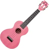 Mahalo Ukulele Island Concert Coral Pink + Cover