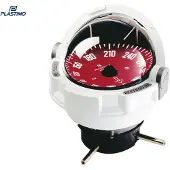 PLASTIMO Olimpic 135 Compass With Red Flat Card Zilver 175 x 205 mm