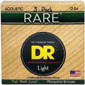 Dr Strings RPM-12 Rare 3-Pack Snaren voor akoestische gitaar
