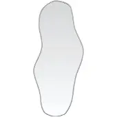 vidaXL Wandspiegel 100x45 cm zilverkleurig