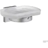 Smedbo Zeephouder Ice met Matglas Schaal Mat Chroom
