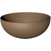 Xenz George keramische waskom 37cm bruin mat