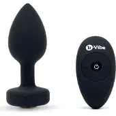 B-Vibe - Vibrerende buttplug met siersteen - M/L