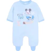 Disney Blauw, fleece rompertje - Mickey Mouse / 80