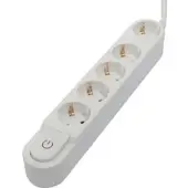 Enzo Chacon Design TCD RA 5V/3m 3x1,5qmm schakelaar wit - 6872810