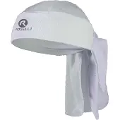 Rogelli Bandana Wielrennen Heren en Dames - Hoofddoek Fietsmuts Unisex - Wit - Maat One Size