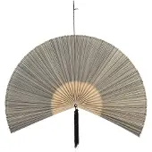 Bloomingville Jaime Wanddecoratie, Zwart, Karagumoy