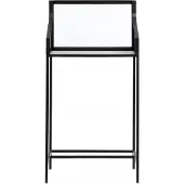 Nordal Counter marmeren/ijzeren tafel met glas