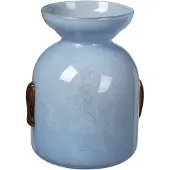 Broste Copenhagen Vera vaas blauw Ø21cm - 14485041