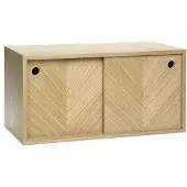 Hubsch Wandmeubel eikenhout met deuren