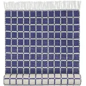 Broste Copenhagen Henny vloerkleed blauw 70x140cm - 70070334