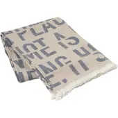 Broste Copenhagen Quote plaid zand - 50030226