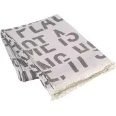 Broste Copenhagen Quote plaid lichtpaars - 50030223