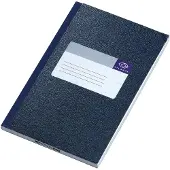 Djois Atlanta 165 x 105 mm Gebonden Blauw Hardcover Notitieboekje Gelinieerd 96 vel