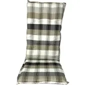 Madison Tuinstoelkussen hoge rug 50x123 cm Block taupe