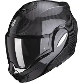 Scorpion Exo-Tech Evo Carbon Systeemhelm Zwart M unisex