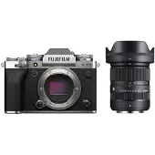 Fujifilm X-T5 systeemcamera Zilver + Sigma 18-50mm f/2.8