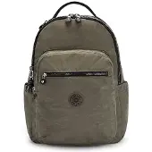 Kipling Rugzak 'Seoul' kaki / zwart