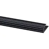 Overig Eindprofiel Metaal - Mat Zwart - Antislip - 15x6-9x950mm