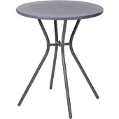 Relaxwonen - Bijzettafel - Tafel - Tuin tafel - Antraciet - Rond