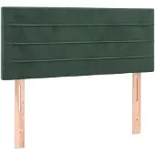 vidaXL Hoofdbord 100x5x78/88 cm fluweel donkergroen