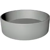 Xenz Coco wastafel Ø40 cm, grijs mat/cement