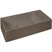 Xenz Rosa fontein 45x20 cm, plateau rechts zonder kraangat, coffee mat