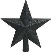 Décoris Piek kerstboom | (Ster, Zwart)
