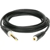 Klotz EXTENSION CABLE BLACK 3M JACK 3P - SOCKET 3P