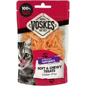 Voskes Soft & Chewy kipfilet reepjes kattensnack (60 g) 10 stuks
