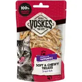 Voskes Soft & Chewy gedroogde vis kattensnack (60 g) 10 stuks